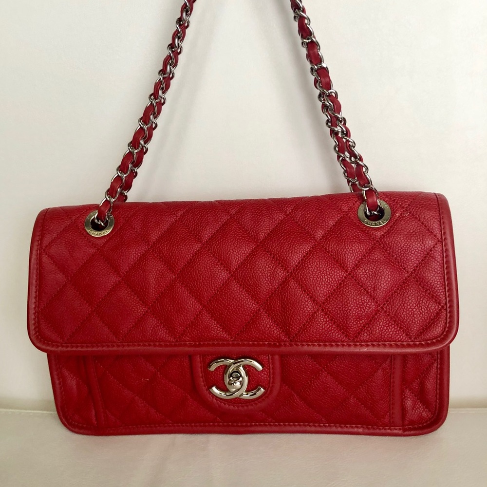 Chanel Medium French Riviera caviar bag